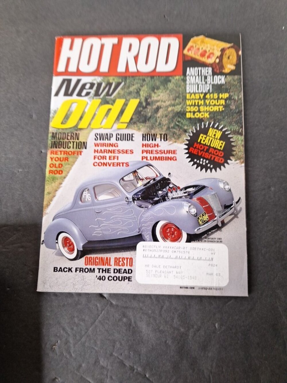 HOT ROD MAGAZINE FULL YEAR 2001.....COMPLETE TWELVE ISSUES JAN to DEC - Picture 12 of 13